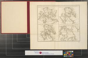 Primary view of object titled 'Carte qui represente les differentes connoissances que l'on a eues des Terres Arctiques depuis 1650 jusqu'en 1747 ausquelles il faut comparer la carte suevante ce.'.