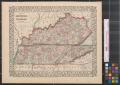 Map: County map of Kentucky and Tennessee.