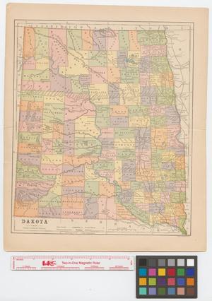 Primary view of object titled 'Map of North & Dakota Territory.'.
