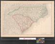 Primary view of Rand, McNally & Co.'s North and South Carolina.