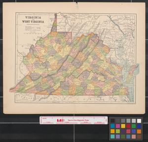 Primary view of object titled 'Virginia and West Virginia.'.