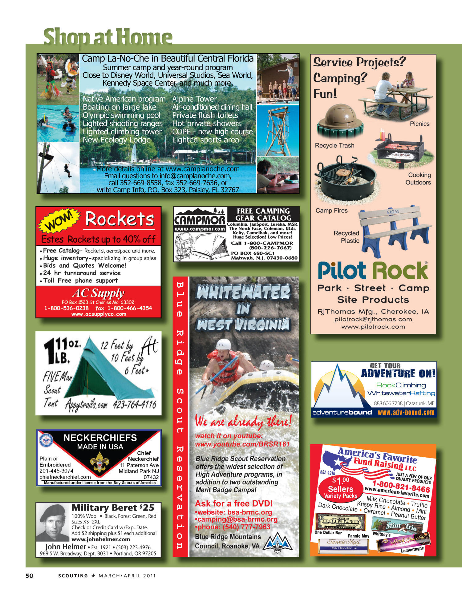 Scouting, Volume 99, Number 2, March-April 2011
                                                
                                                    50
                                                