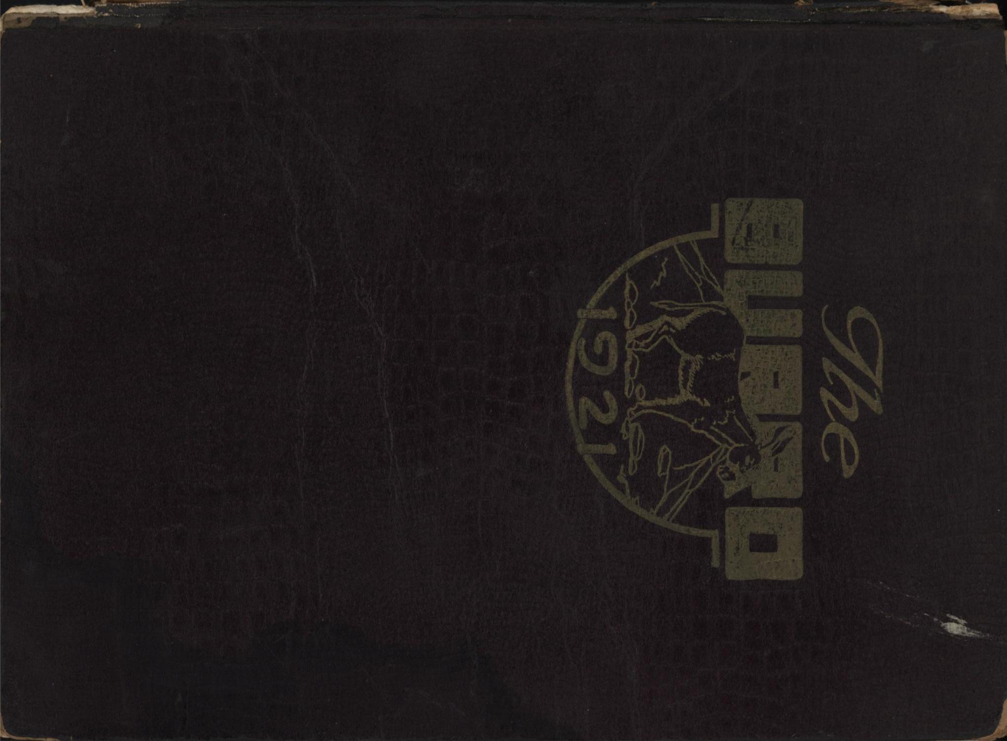 The Burro, Yearbook of Mineral Wells High School, 1921
                                                
                                                    Front Cover
                                                