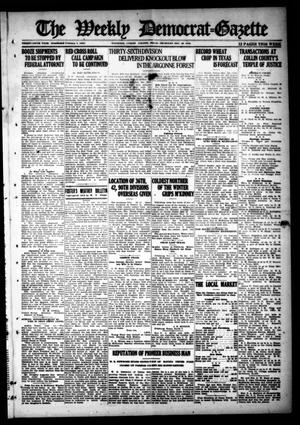 Primary view of object titled 'The Weekly Democrat-Gazette (McKinney, Tex.), Vol. 35, Ed. 1 Thursday, December 26, 1918'.
