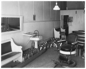 Primary view of object titled 'Roscoe Wilson's Barber Shop'.