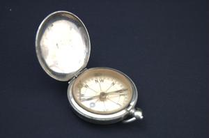 Primary view of object titled 'Pocket compass'.