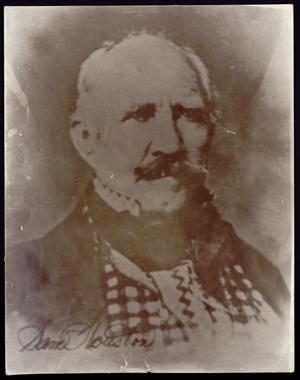 Primary view of object titled 'Photograph of Sam Houston'.