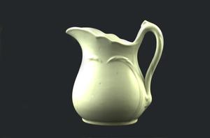 Primary view of object titled 'Ironstone pitcher'.