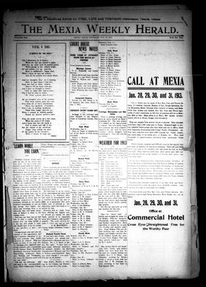 Primary view of object titled 'The Mexia Weekly Herald (Mexia, Tex.), Vol. 14, Ed. 1 Thursday, January 16, 1913'.