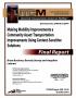 Primary view of Making Mobility Improvements a Community Asset: Transportation Improvements Using Context-Sensitive Solutions