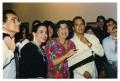 Photograph: [Attendees to the Diego Rivera Art Exhibition]