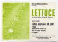 Primary view of [Flyer: Lettuce]