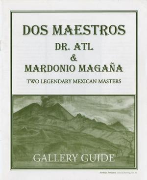 Primary view of object titled '[Guide: Dos Maestros (Two Masters) Dr. Atl & Mardonio Magaña]'.