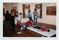 Photograph: [Patrons at Painted Memory Exhibition]