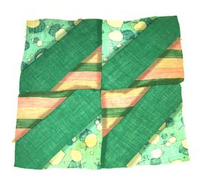 Primary view of object titled '[Green Quilt Block]'.