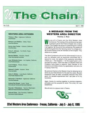 Primary view of object titled 'The Chain, Volume 3, Number 2, April 1995'.