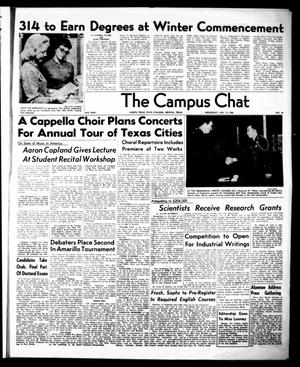 Primary view of object titled 'The Campus Chat (Denton, Tex.), Vol. 43, No. 28, Ed. 1 Wednesday, January 13, 1960'.