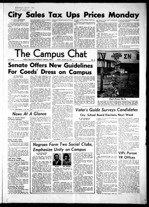 Primary view of object titled 'The Campus Chat (Denton, Tex.), Vol. 51, No. 44, Ed. 1 Friday, March 29, 1968'.