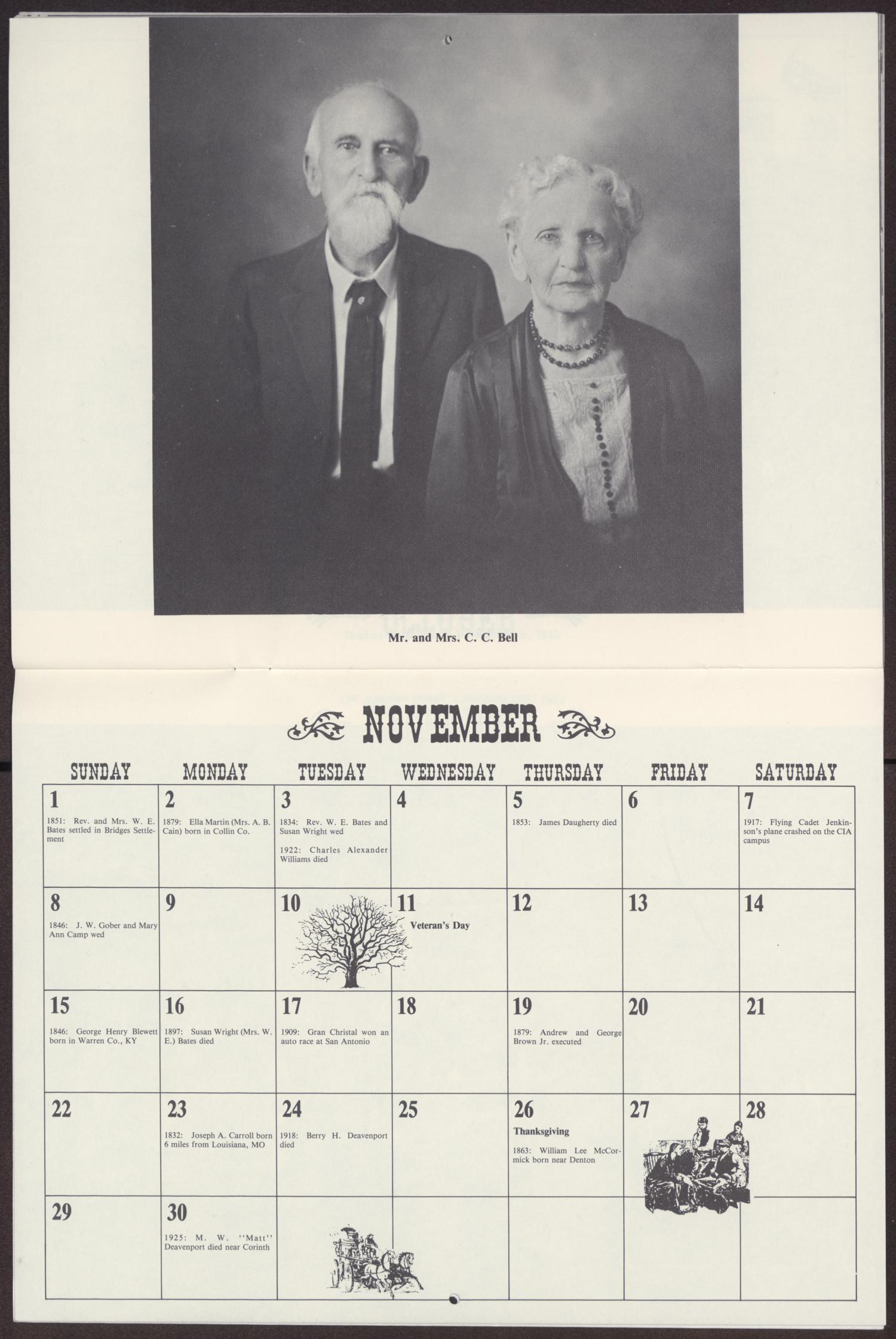 1987 Calendar of Early Denton History
                                                
                                                    [Sequence #]: 12 of 15
                                                