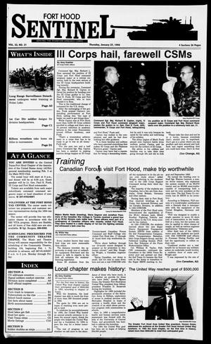 Primary view of object titled 'The Fort Hood Sentinel (Temple, Tex.), Vol. 53, No. 21, Ed. 1 Thursday, January 27, 1994'.
