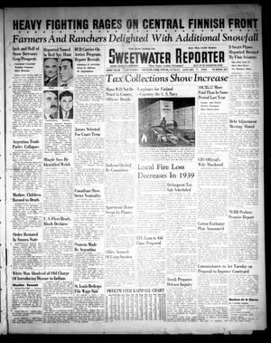Primary view of object titled 'Sweetwater Reporter (Sweetwater, Tex.), Vol. 43, No. 207, Ed. 1 Sunday, January 7, 1940'.