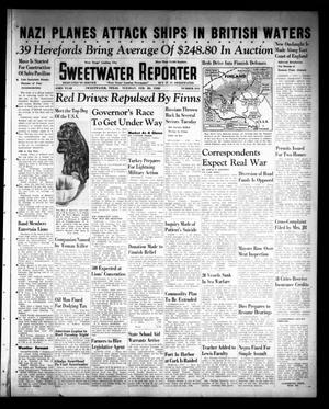 Primary view of object titled 'Sweetwater Reporter (Sweetwater, Tex.), Vol. 43, No. 244, Ed. 1 Tuesday, February 20, 1940'.