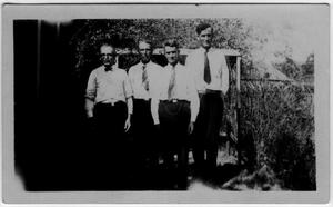 Primary view of object titled 'Grissom Family Men, Richardson, Texas'.