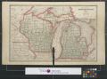 Primary view of [Maps of Michigan & Wisconsin, and Illinois]