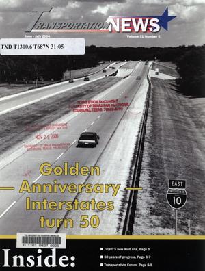 Primary view of object titled 'Transportation News, Volume 31, Number 5, June - July 2006'.