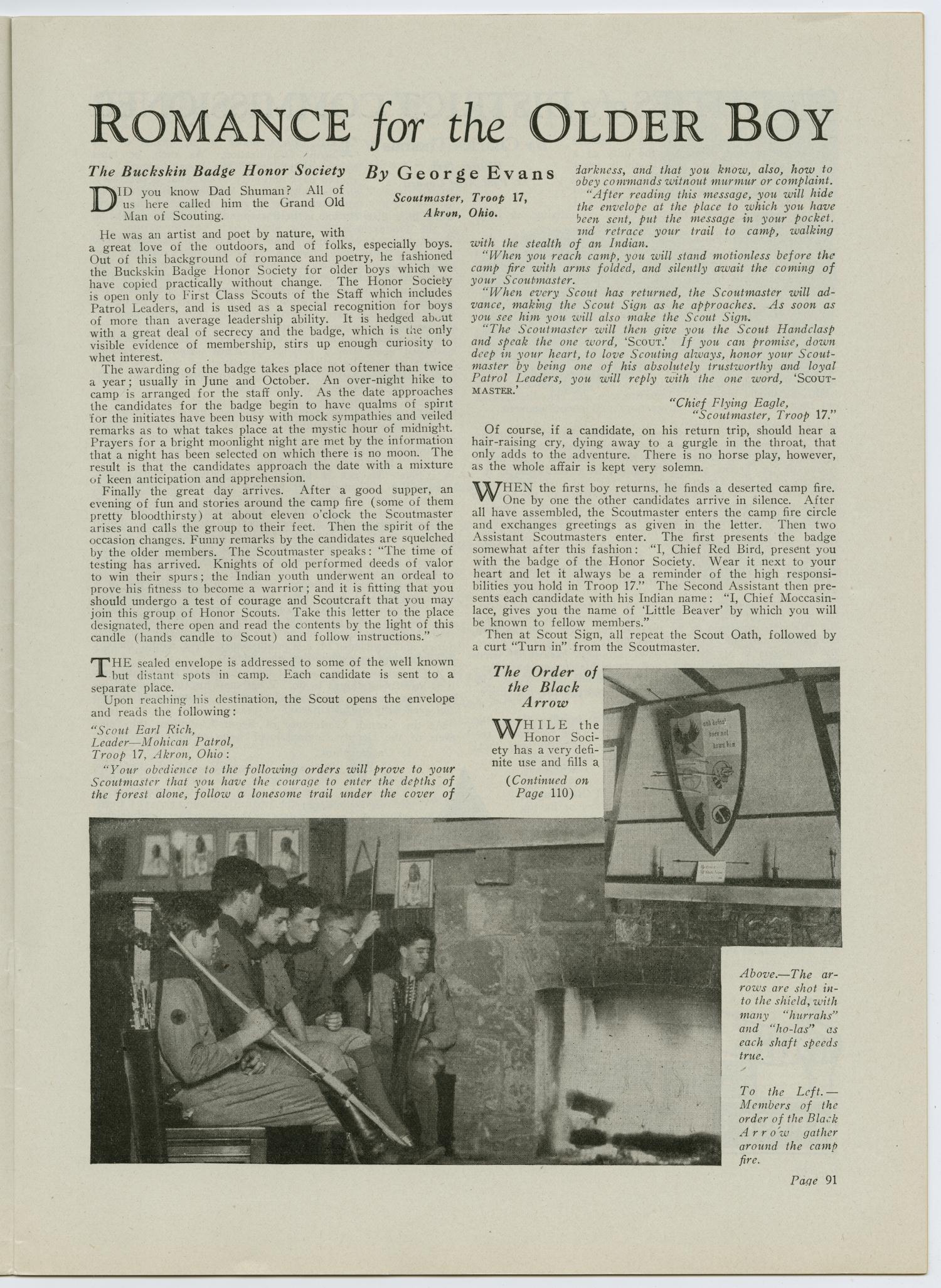 Scouting, Volume 18, Number 4, April 1930
                                                
                                                    91
                                                
