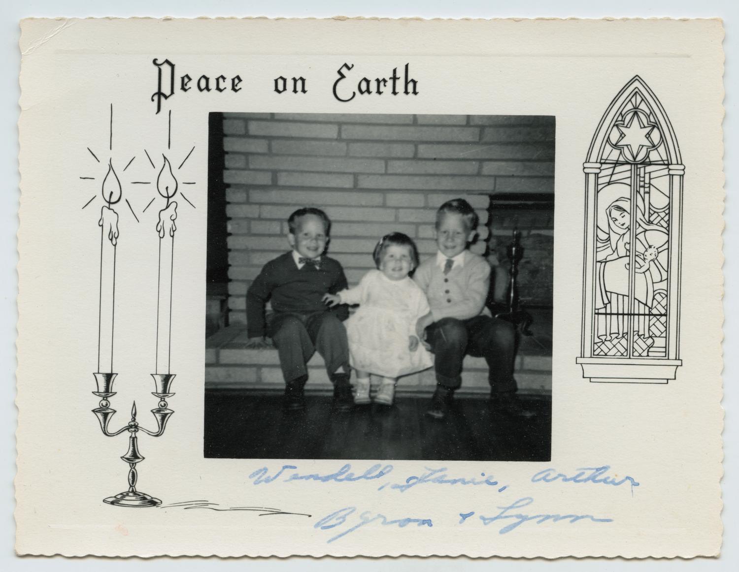 [Tarver Family Christmas Card, 1961]
                                                
                                                    [Sequence #]: 1 of 2
                                                