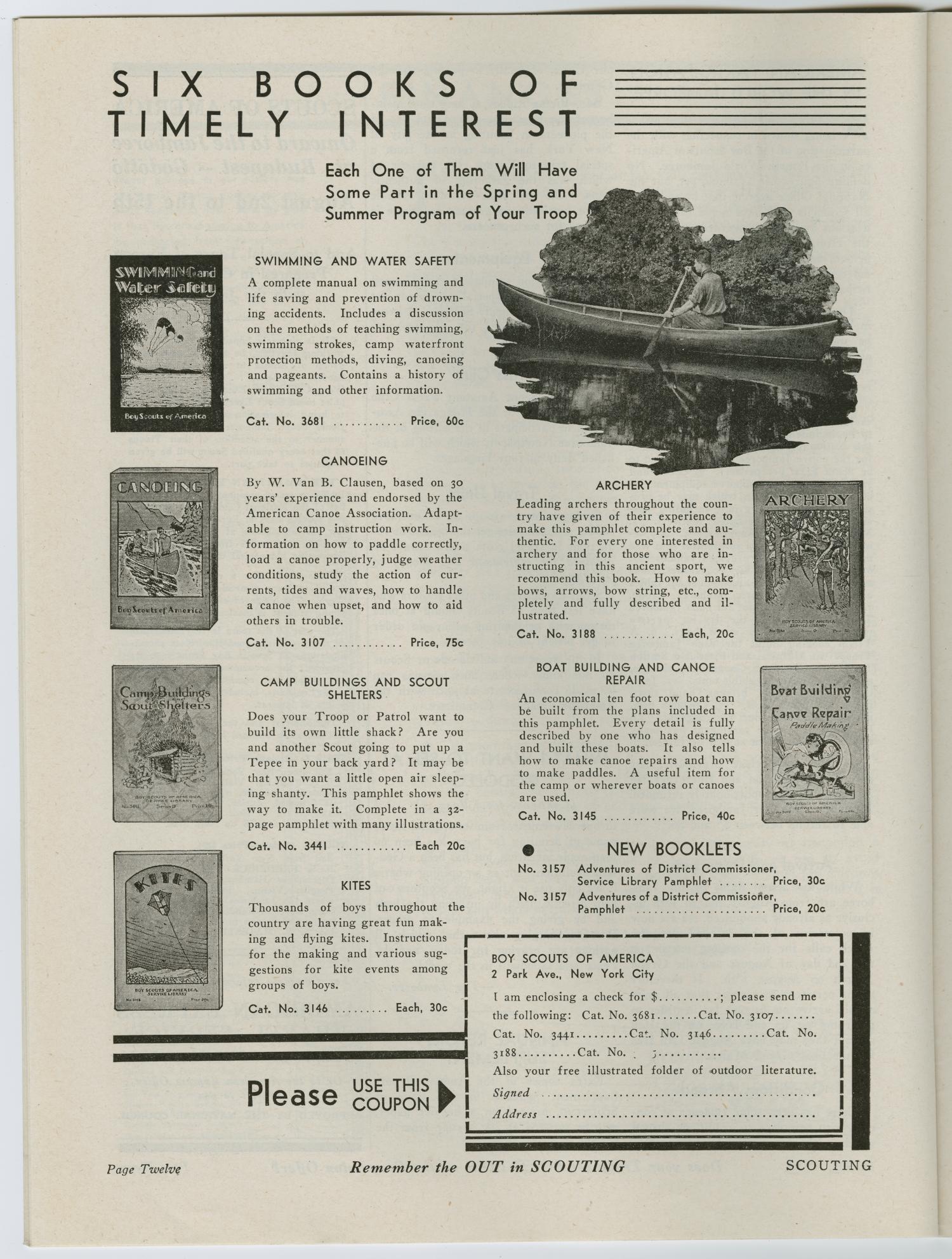 Scouting, Volume 21, Number 6, June 1933
                                                
                                                    12
                                                