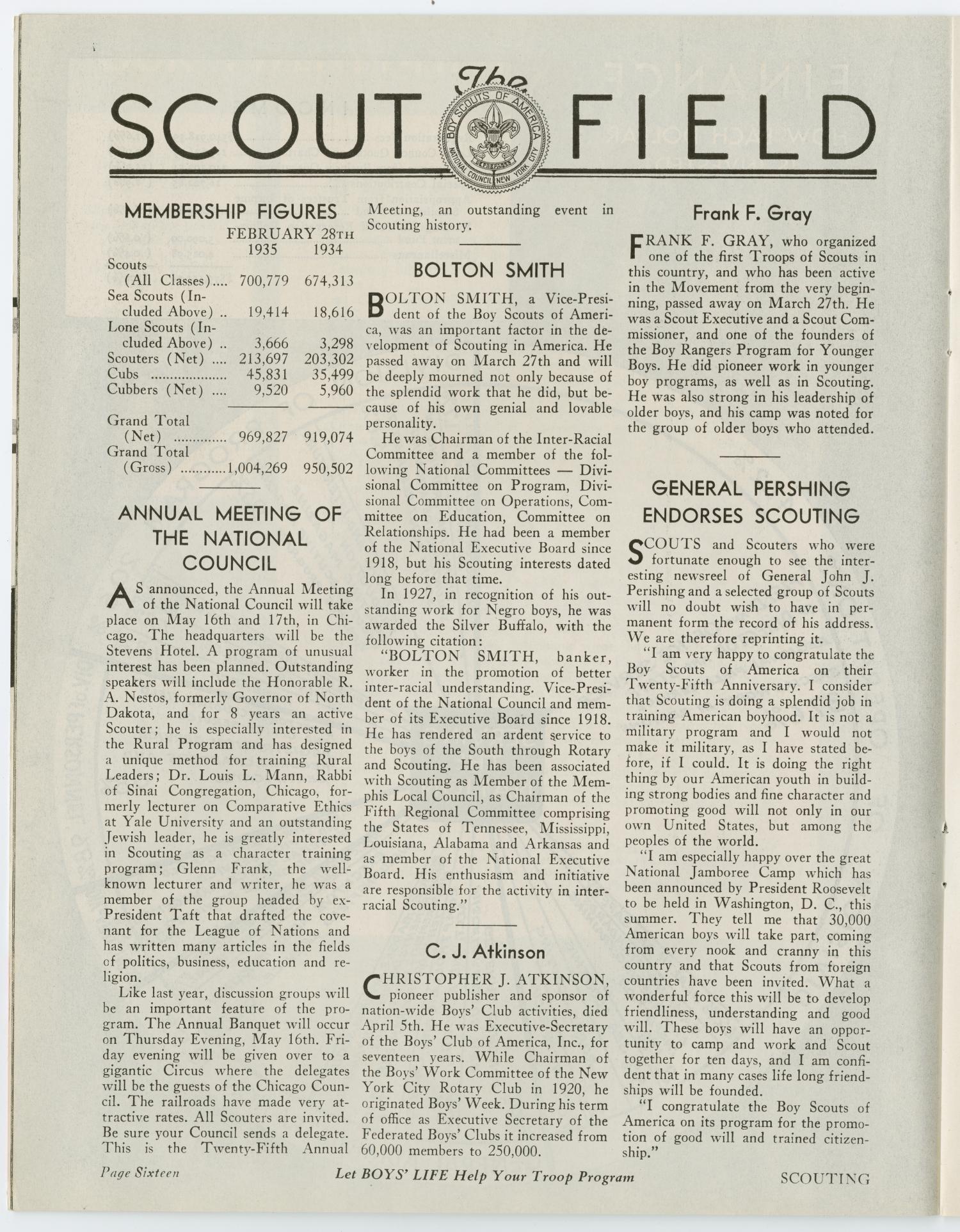 Scouting, Volume 23, Number 5, May 1935
                                                
                                                    16
                                                