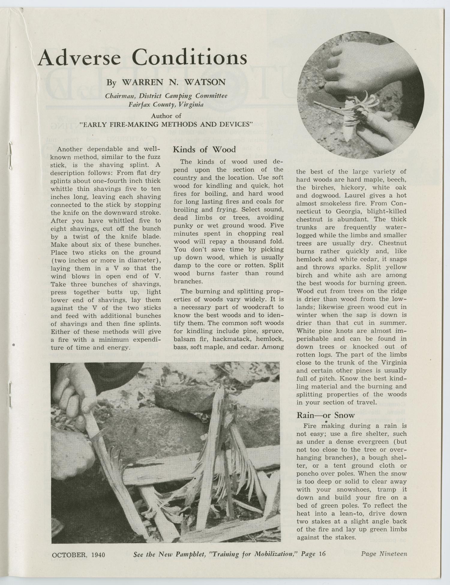 Scouting, Volume 28, Number 9, October 1940
                                                
                                                    19
                                                