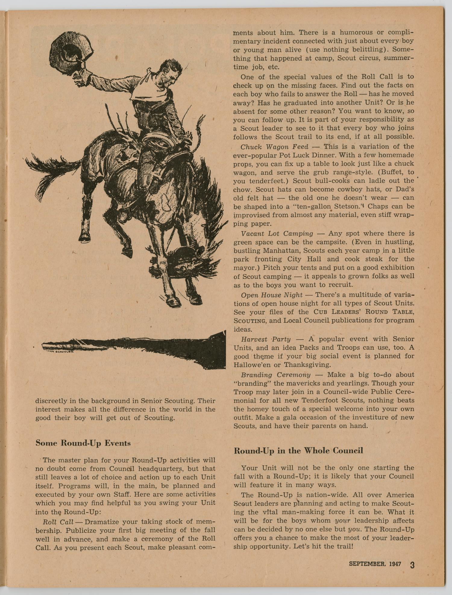 Scouting, Volume 35, Number 7, September 1947
                                                
                                                    3
                                                