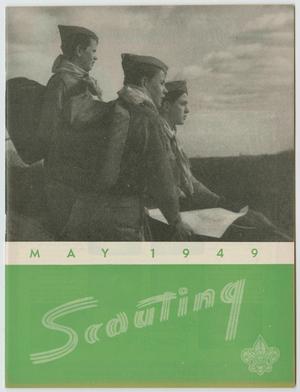 Primary view of object titled 'Scouting, Volume 37, Number 5, May 1949'.