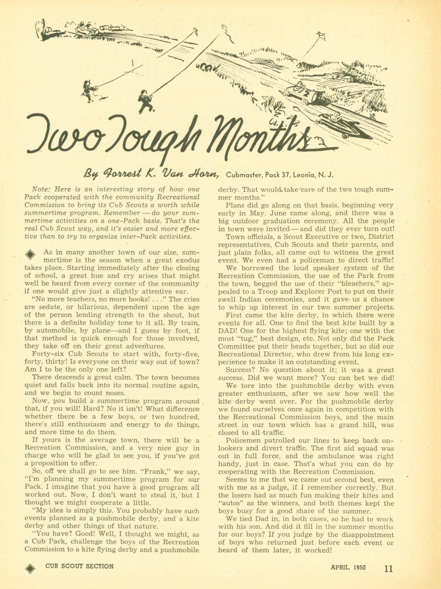 Scouting, Volume 38, Number 4, April 1950
                                                
                                                    11
                                                