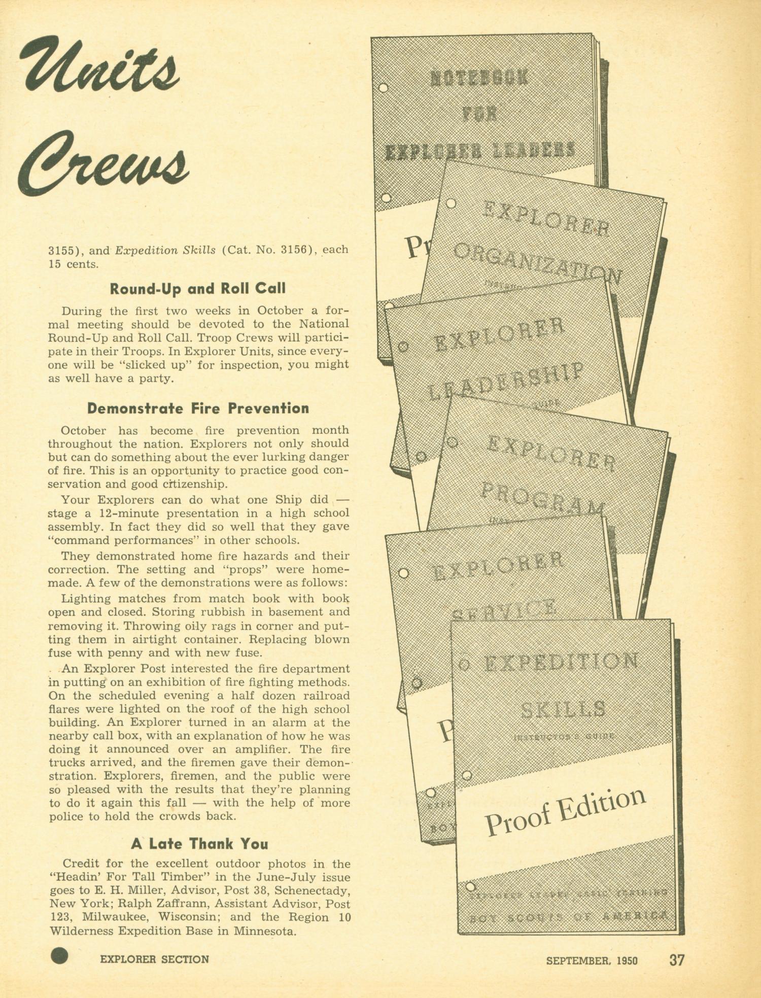 Scouting, Volume 38, Number 7, September 1950
                                                
                                                    37
                                                