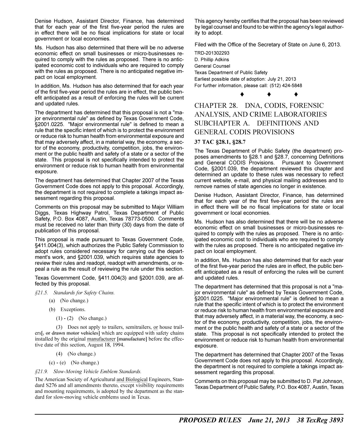 Texas Register, Volume 38, Number 25, Pages 3857-4052, June 21, 2013
                                                
                                                    3893
                                                