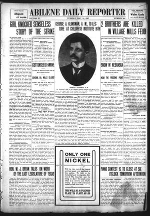 Primary view of object titled 'Abilene Daily Reporter (Abilene, Tex.), Vol. 11, No. 264, Ed. 1 Tuesday, May 14, 1907'.
