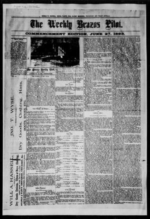 Primary view of object titled 'The Weekly Brazos Pilot. (Bryan, Tex.), Ed. 1 Wednesday, June 27, 1883'.