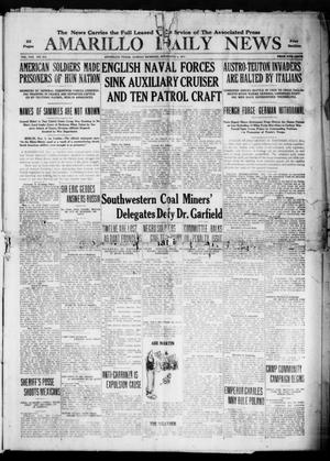Primary view of object titled 'Amarillo Daily News (Amarillo, Tex.), Vol. 8, No. 314, Ed. 1 Sunday, November 4, 1917'.