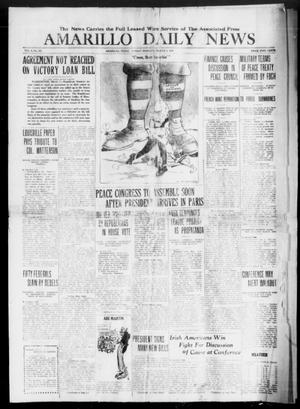 Primary view of object titled 'Amarillo Daily News (Amarillo, Tex.), Vol. 10, No. 103, Ed. 1 Sunday, March 2, 1919'.