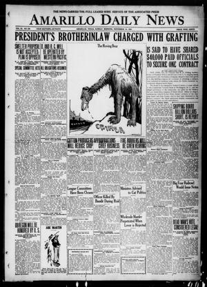 Primary view of object titled 'Amarillo Daily News (Amarillo, Tex.), Vol. 11, No. 329, Ed. 1 Sunday, November 21, 1920'.