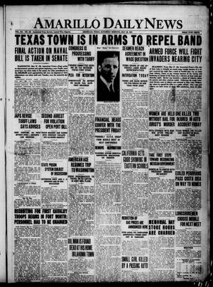Primary view of object titled 'Amarillo Daily News (Amarillo, Tex.), Vol. 12, No. 122, Ed. 1 Saturday, May 28, 1921'.