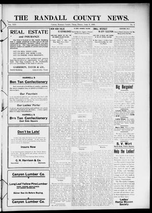The Randall County News. (Canyon City, Tex.), Vol. 13, No. 2, Ed. 1 Friday, April 9, 1909