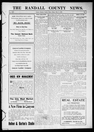 The Randall County News. (Canyon City, Tex.), Vol. 13, No. 6, Ed. 1 Friday, May 7, 1909
