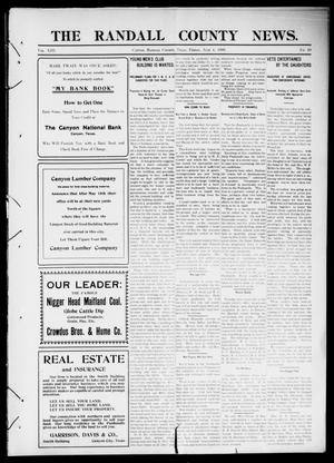 The Randall County News. (Canyon City, Tex.), Vol. 13, No. 10, Ed. 1 Friday, June 4, 1909