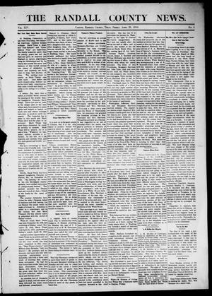 Primary view of object titled 'The Randall County News. (Canyon City, Tex.), Vol. 14, No. 5, Ed. 1 Friday, April 29, 1910'.