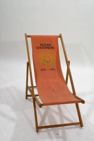 Primary view of object titled 'Folding chair'.